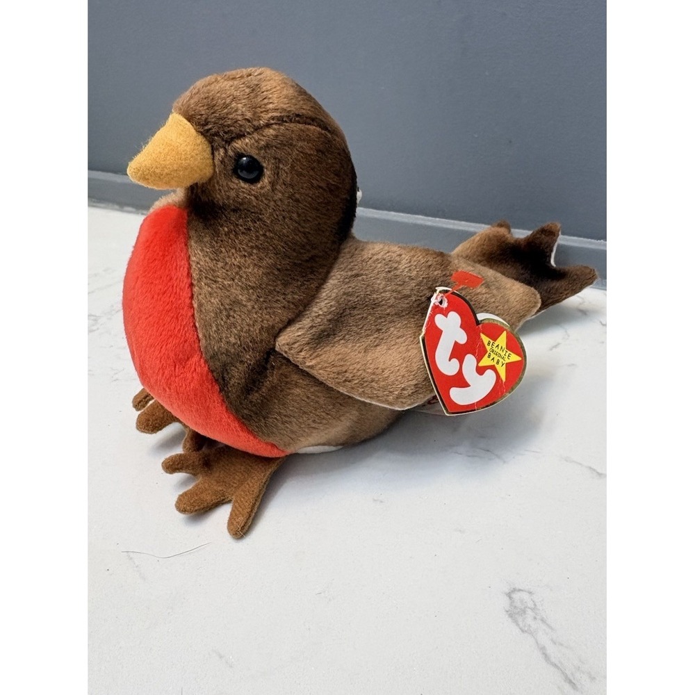 1997, Retired, "Early", the Robin Bird, Ty Beanie Baby, Plush, W/Tags Collector